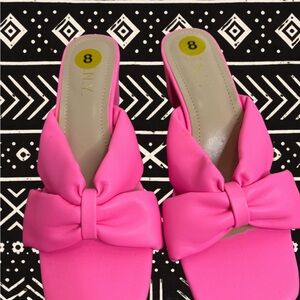 Pink Bow Women's Shoes